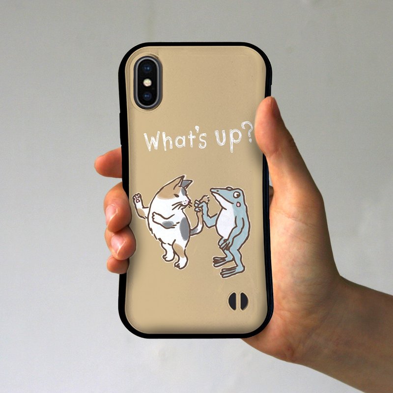 グリップiPhoneケース　しっぽ　ベージュ - 手機殼/手機套 - 塑膠 卡其色