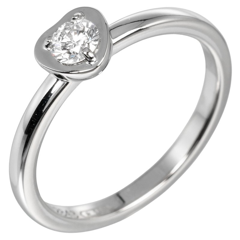 【日本直送】カルティエ CARTIER ダムール ディアマンレジェ 7号 リング 指輪 K18WG ホワイトゴールド ダイヤモンド 約2.4g【中古】Aランク - 戒指 - 貴金屬 銀色
