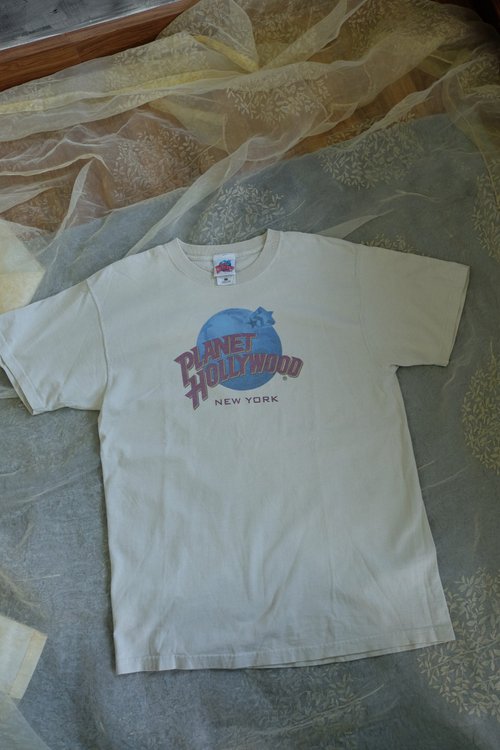 【IONSEOUL】Planet Hollywood Short Sleeve T-Shirt 4JH315 B458A98A-6695-4C7E-B58C-