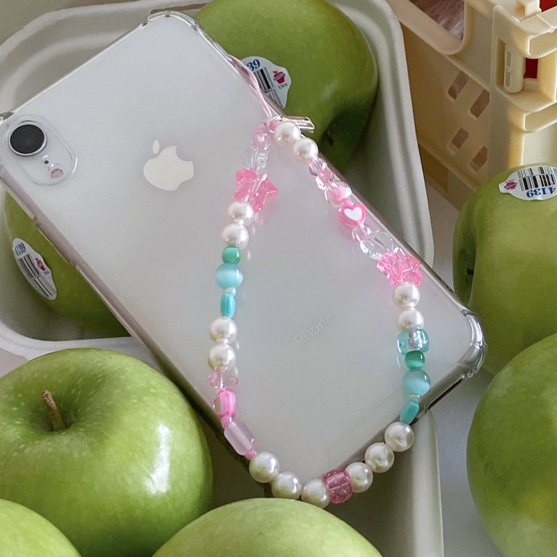 PINK MELON PHONE STRAP - Other - Other Materials 