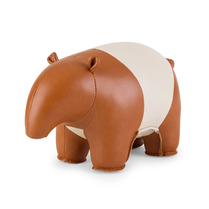 Zuny - Malayan Tapir - Bookend - ของวางตกแต่ง - หนังเทียม หลากหลายสี