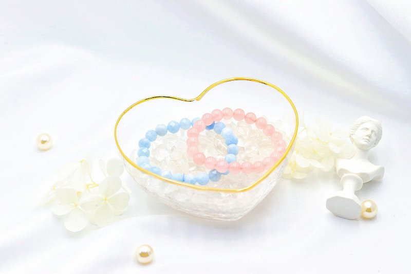 愛心寶盒 - 水晶淨化盒 白水晶 消磁石 - 裝飾/擺設  - 水晶 透明