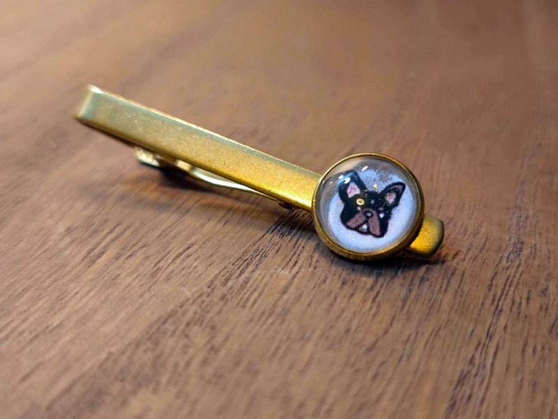 法鬥犬 領帶夾 Tie Clips - 領帶/領帶夾 - 銅/黃銅 金色