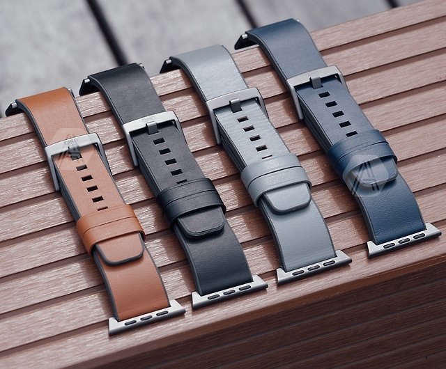Apple Watch 42/44/45/49mm Straden water-repellent UNIQ - strap- Pinkoi Brown leather Shop Watchbands 