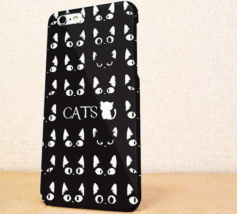 送料無料☆iPhone case GALAXY case ☆黒猫たちの phone case - スマホケース - プラスチック 