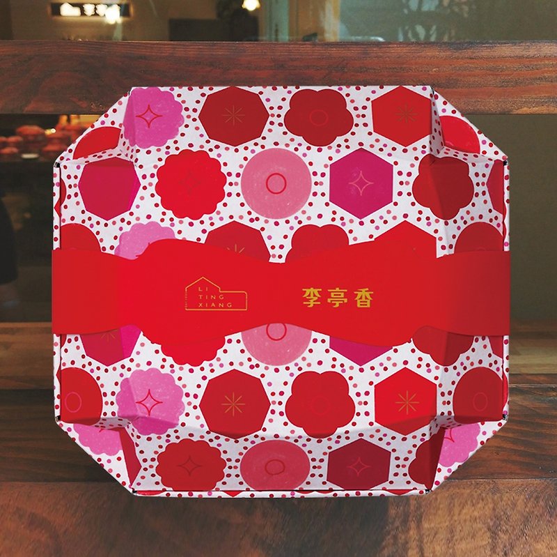 團圓百寶盒(16入裝) | 李亭香 - 蛋糕/甜點 - 新鮮食材 紅色