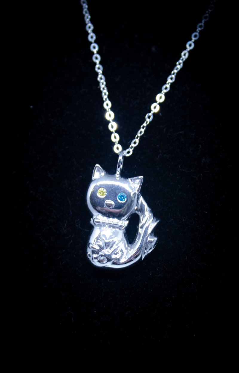 *Mi Luna Story*Marine Mammals (limited edition) 925 Silver - Necklaces - Other Metals Gray