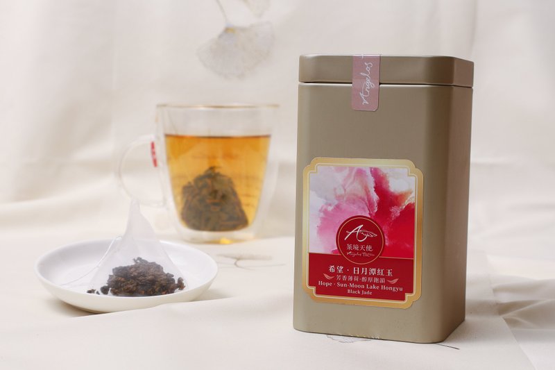 【彩虹茶包罐】希望・日月潭紅玉 蜜香 20入/罐 三角立體茶包 - 茶葉/茶包/水果茶 - 其他材質 紅色