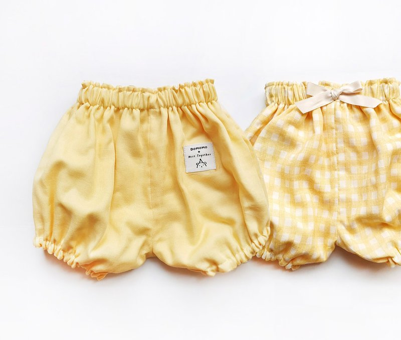 Macaron color multi-color reversible baby bloomers - กางเกง - ผ้าฝ้าย/ผ้าลินิน หลากหลายสี