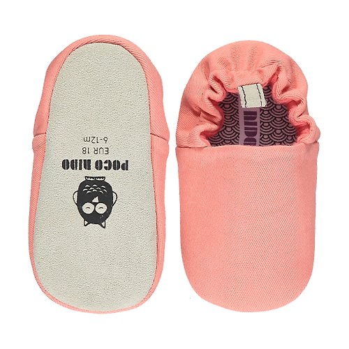 Poco Nido Poco Nido (英國) 嬰兒 BB鞋 學行/學步鞋仔 - 淨色 蓮花粉色