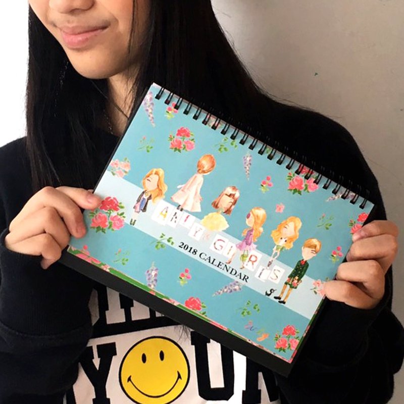 AnlyGirls2018桌曆X聖誕禮物組 - 日曆/月曆/年曆 - 紙 