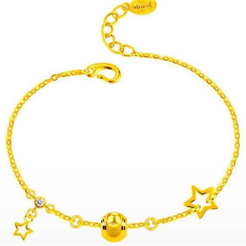 【Asian Gold Jewelry】True Love Password Little Hard Gold