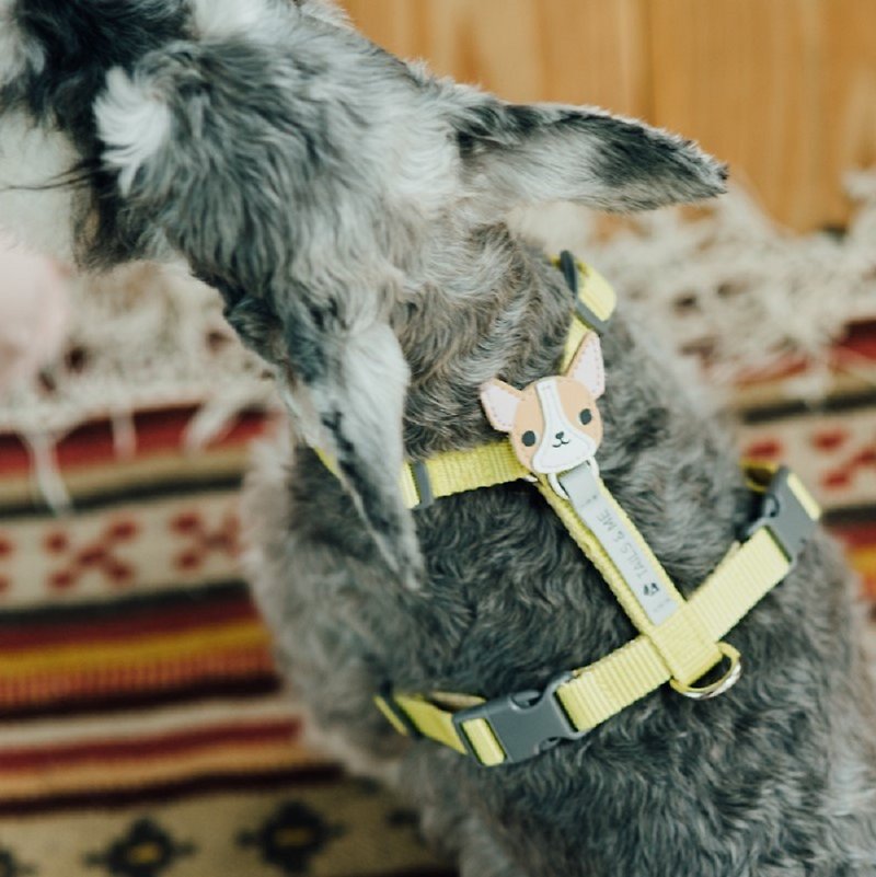 【尾巴與我】專屬配件狗頭系列 吉娃娃白 - 項圈/牽繩 - 其他材質 白色