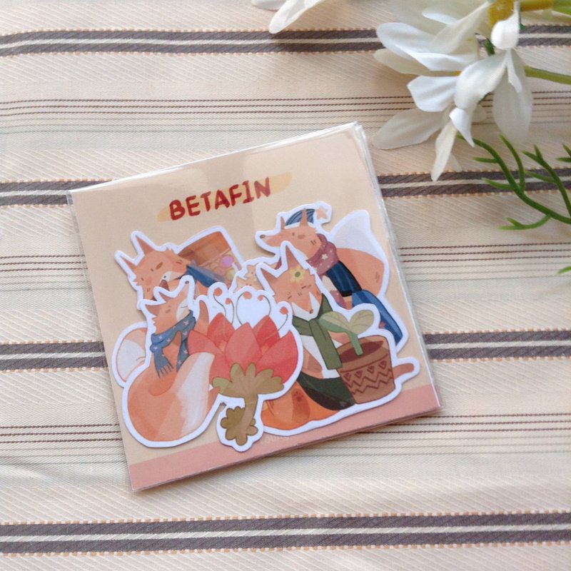 【BETAFIN fox】_Waterproof sticker - Stickers - Paper 