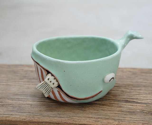 クジラデザインのテラコッタ鉢 クジラデザインのテラコッタ鉢 レジンミニチュアポット クジラ