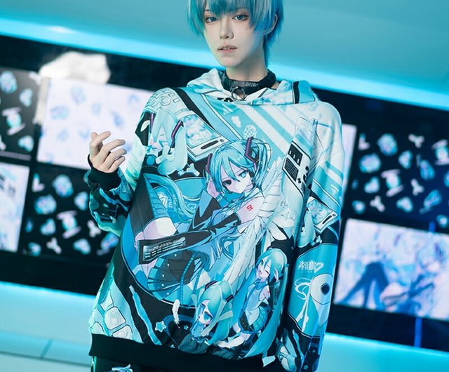 MIKU FOREVER 初音ミク公式コラボレーション長袖パーカー ACDCRAG 台湾