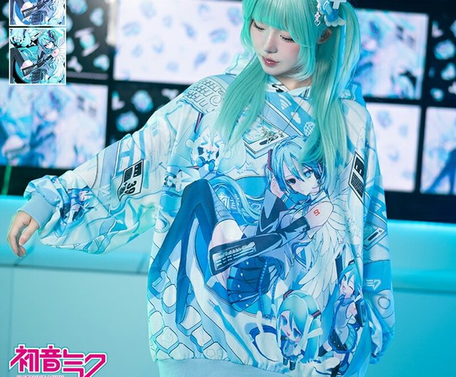 MIKU FOREVER 初音ミク公式コラボレーション長袖パーカー ACDCRAG 台湾