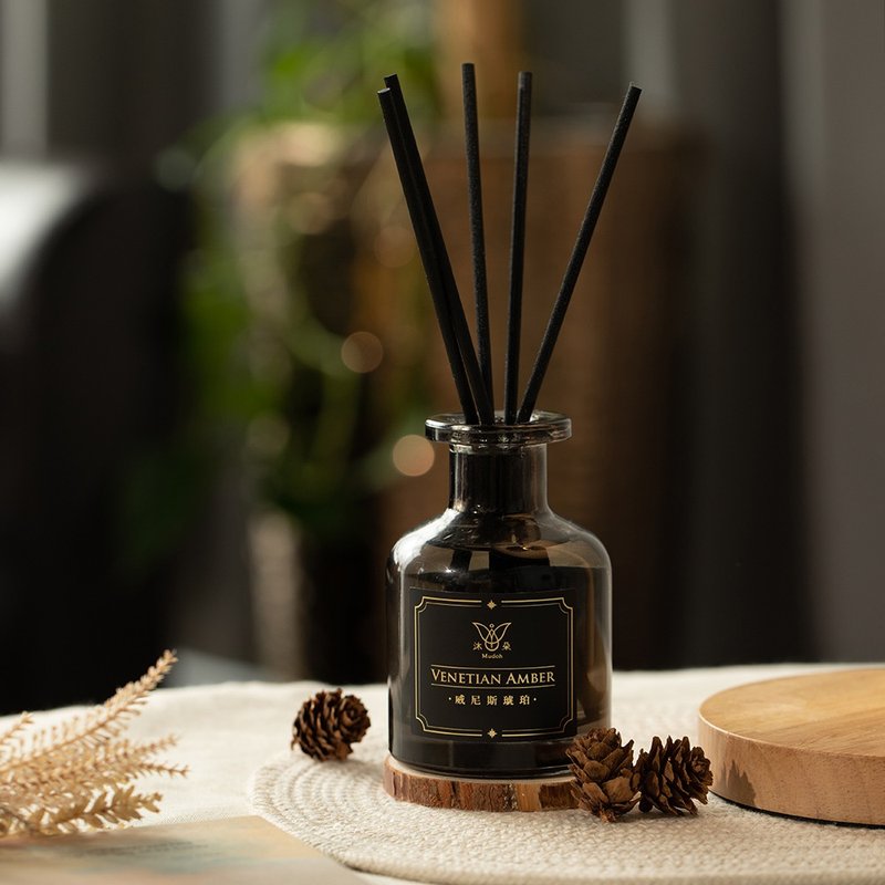 【Mudoh沐朵】經典室內擴香瓶【威尼斯琥珀】(150ml) - 香氛/精油/擴香 - 玻璃 