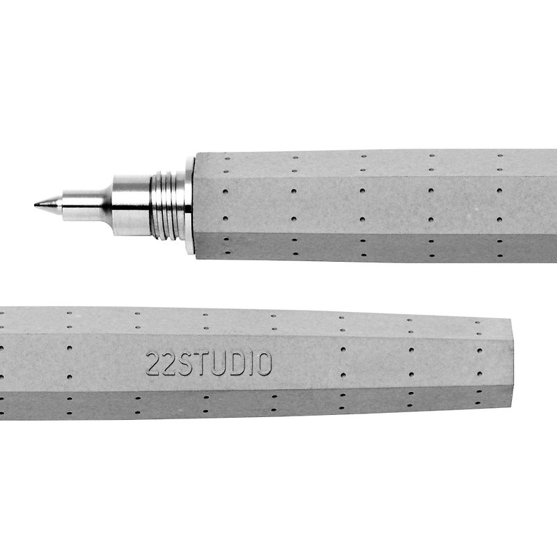 清水模鋼珠筆(灰色/深灰色) - 鋼珠筆 - 其他材質 灰色