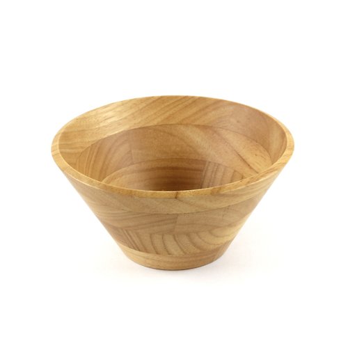 CIAO WOOD 巧木 |巧木| 木製凹底沙拉碗(原木色)/木碗/湯碗/餐碗/凹底碗/橡膠木