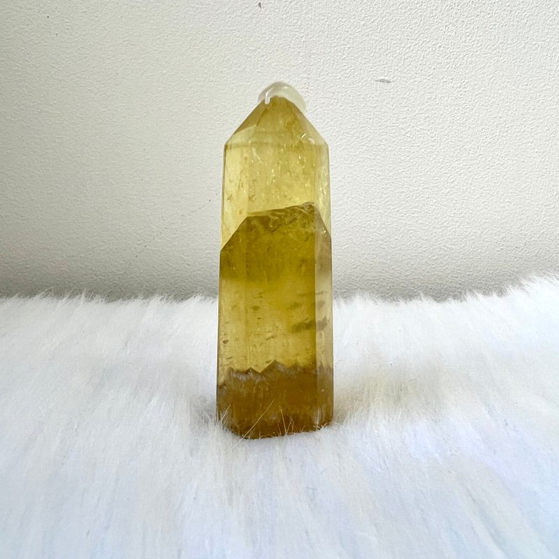 黃螢石柱 | 水晶 | 水晶柱 | 水晶擺件 - 擺飾/家飾品 - 水晶 黃色