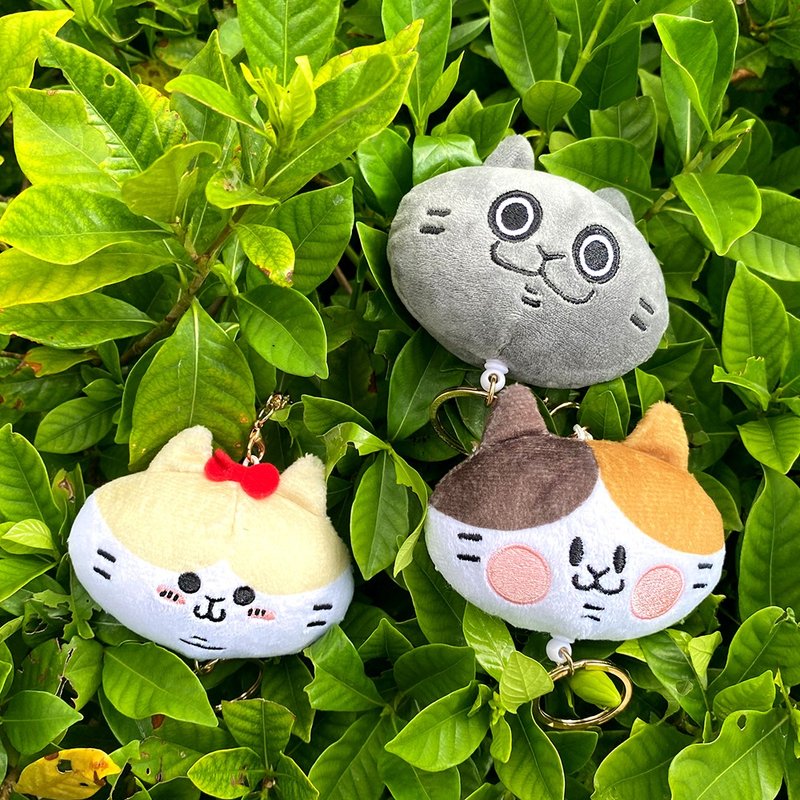 耍廢貓的日常-伸縮吊飾(耍廢款/奶茶款/哈娜款) - 吊飾/掛飾 - 聚酯纖維 