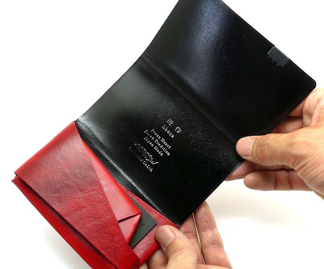 INDENYA Leather SARASA Kiss Lock Wallet 1604, Tomoe Pattern Japan's Best to  You