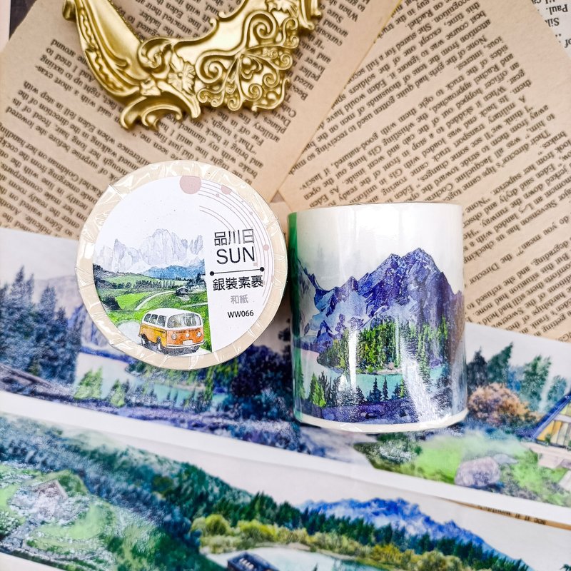 NO.066銀裝素裹Winter / 紙膠帶 Masking Tape - 紙膠帶/和紙/PET - 塑膠 多色