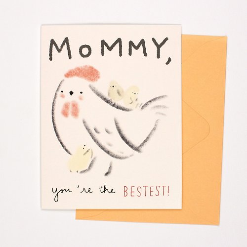 Pianissimo Press Card for Mom - Mommy, you're the BESTEST