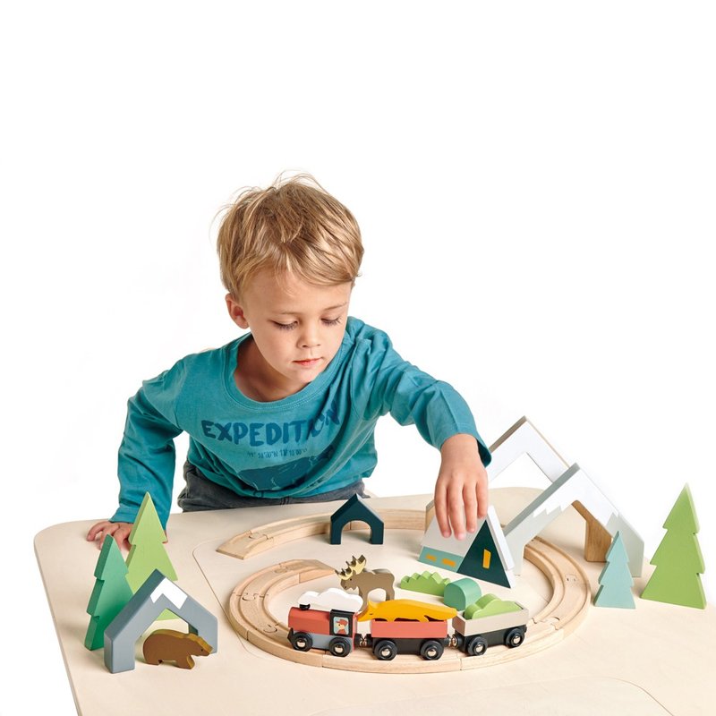 Treetops Train Set - ของเล่นเด็ก - ไม้ 