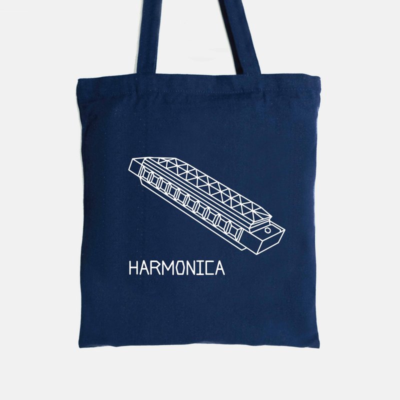 Instrument Bags- harmonica - Handbags & Totes - Cotton & Hemp Black