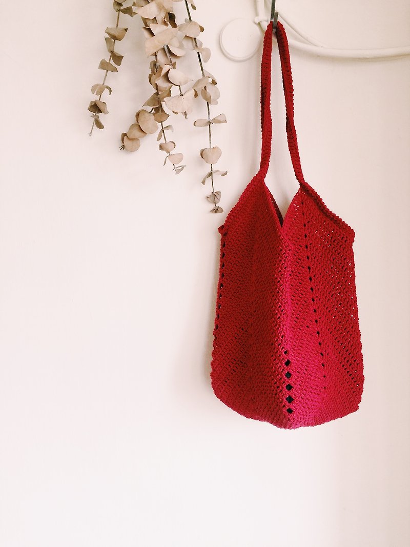 Paper Ballon Bag_Crochet Kit - Knitting, Embroidery, Felted Wool & Sewing - Cotton & Hemp 