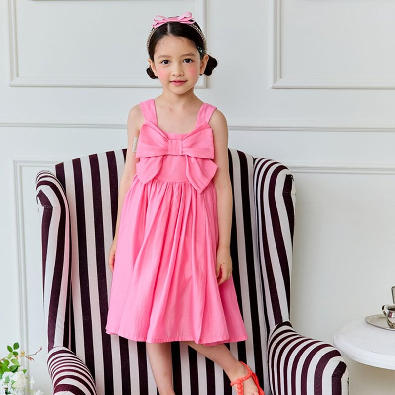Bowtiful Dress-Pink - 男/女童禮服 - 其他材質 