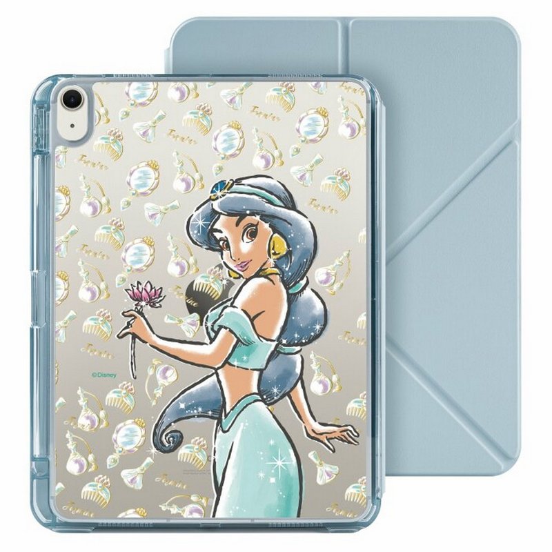 迪士尼 茉莉公主 iPad Air 11/pro13可拆式防摔透明筆槽摺套ipad - 平板/電腦保護殼/保護貼 - 塑膠 多色