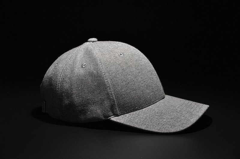 ENDURE/Light grey tannin denim - หมวก - ผ้าฝ้าย/ผ้าลินิน สีเทา