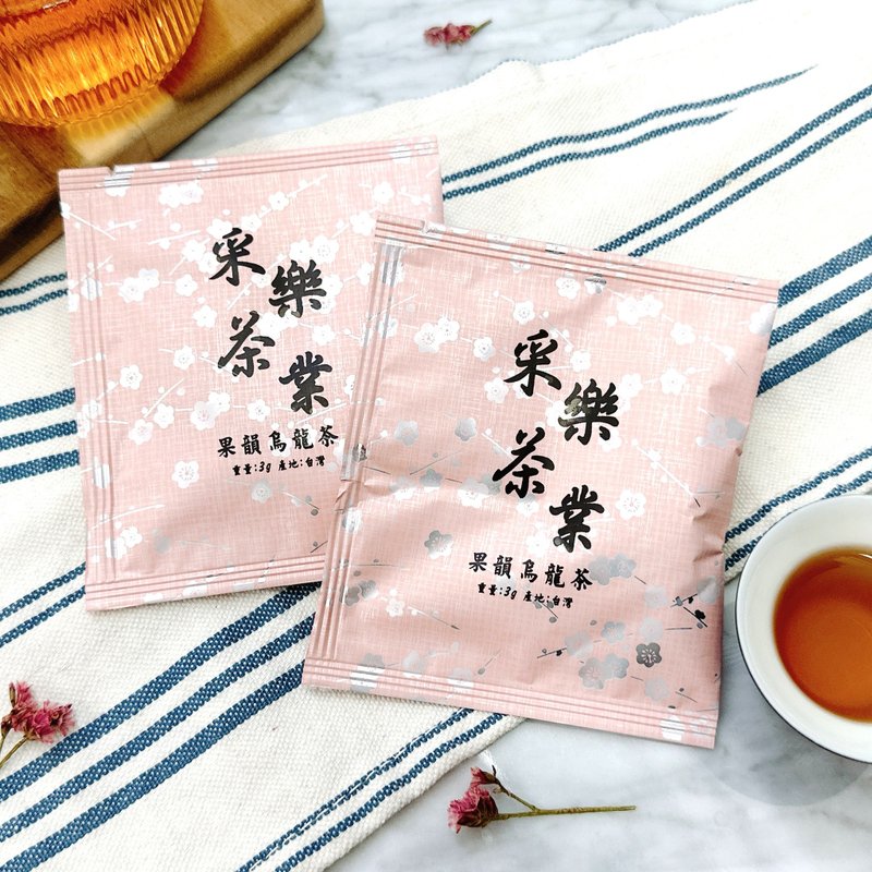 [Caile Tea Industry] Fruity Oolong Tea-Triangular Three-dimensional Tea Bag Deep Roasted Oolong Tea - ชา - วัสดุอื่นๆ สึชมพู