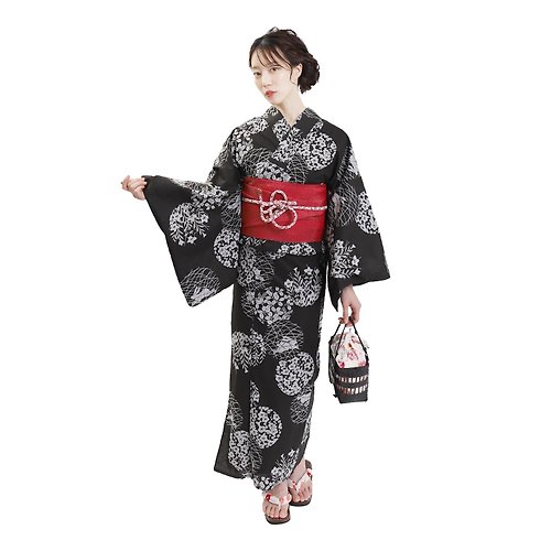 fuukakimono 日本 和服 女性 浴衣 腰封 2件組 F Size x33-03 yukata