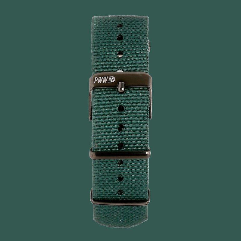 Signature NATO Strap 20mm - Forest Green - Watchbands - Nylon Green