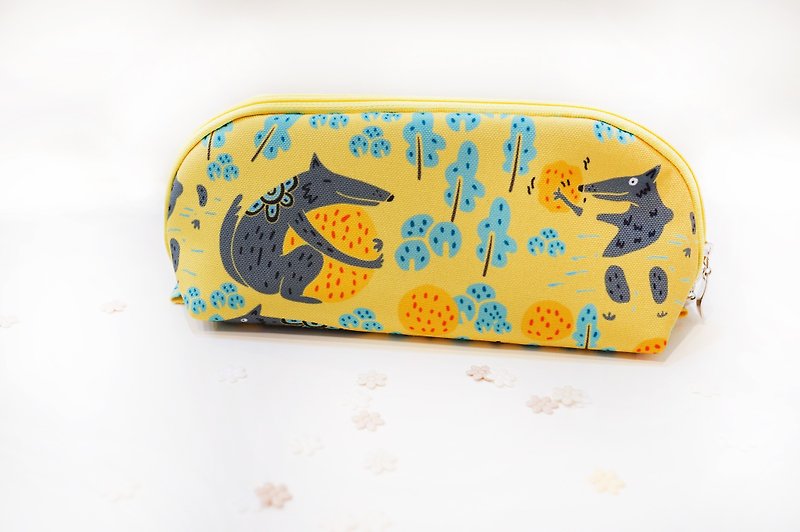 Yuanbao package taro printing (yellow) - Pencil Cases - Polyester Yellow