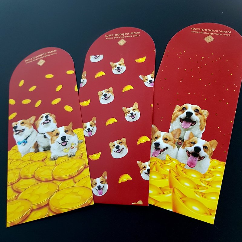 Money is rolling red envelopes - Chinese New Year - Paper Red