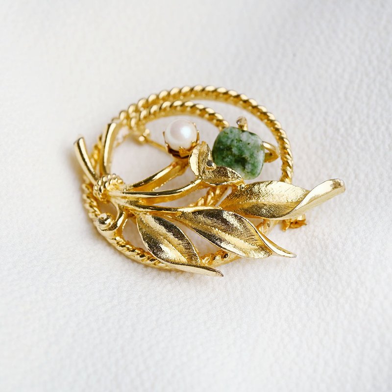 SARAH COV  古董胸針 / Vintage 古著 - 胸針 - 其他金屬 金色