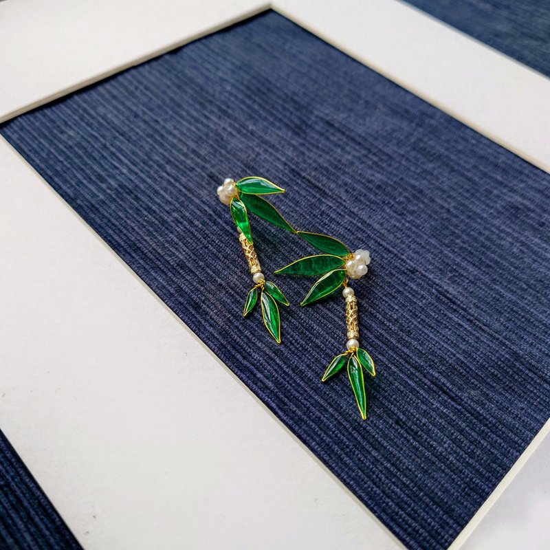 verdant earrings - ต่างหู - เรซิน 