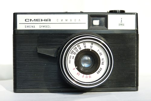 Russian photo Smena Symbol USSR scale-focus film camera lens Triplet-43 4/40 LOMO lomography