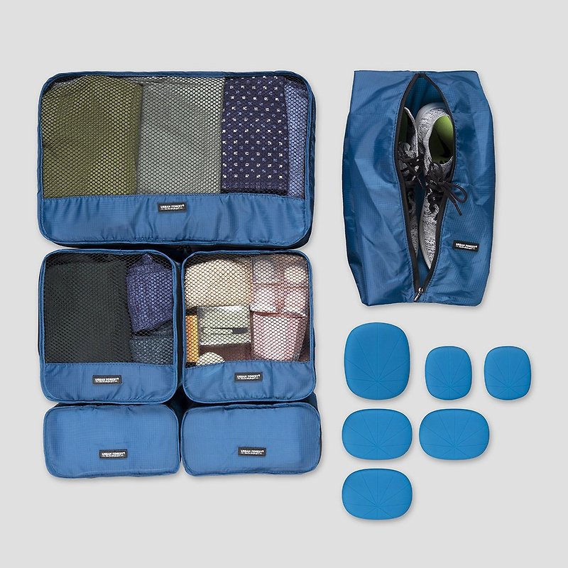 Tree | 6-piece travel storage bag (basic color) - Toiletry Bags & Pouches - Other Materials 