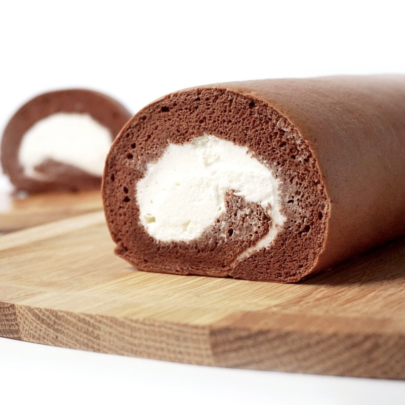 Chocolate Yunzhuang-Cocoa Ice Cream Roll - Cake & Desserts - Fresh Ingredients White