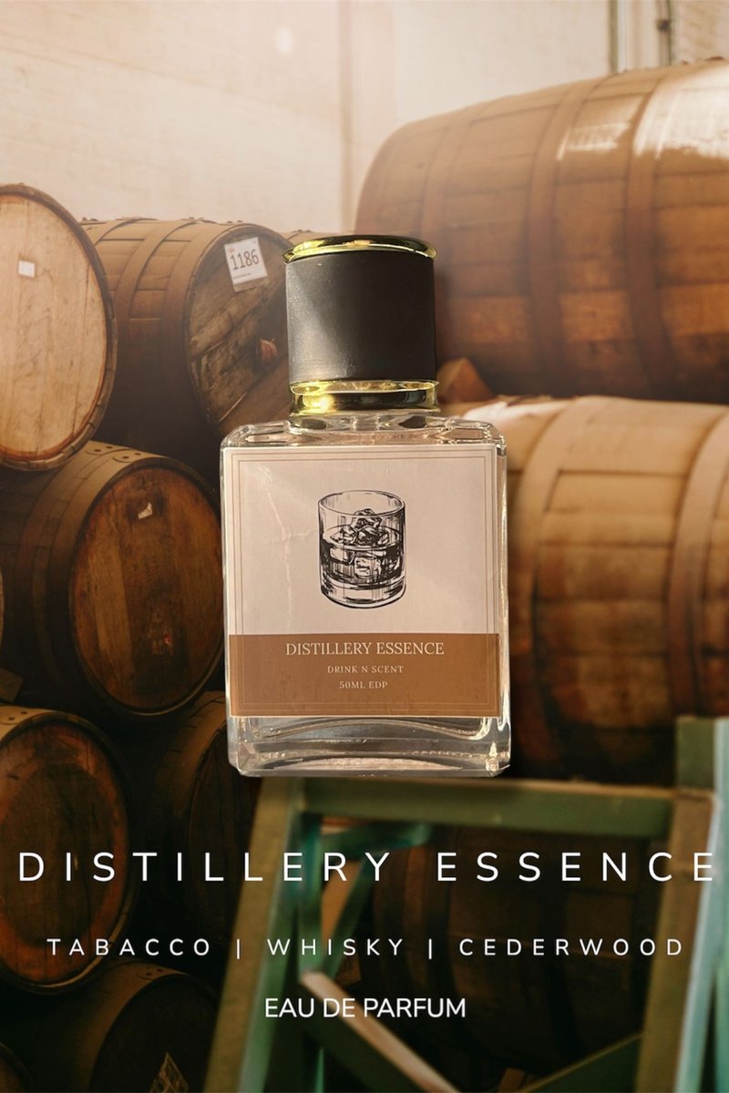 威士忌系列 - DISTILLERY ESSENCE (煙草| 威士忌 | 雪松木) - 香水/香膏 - 玻璃 多色