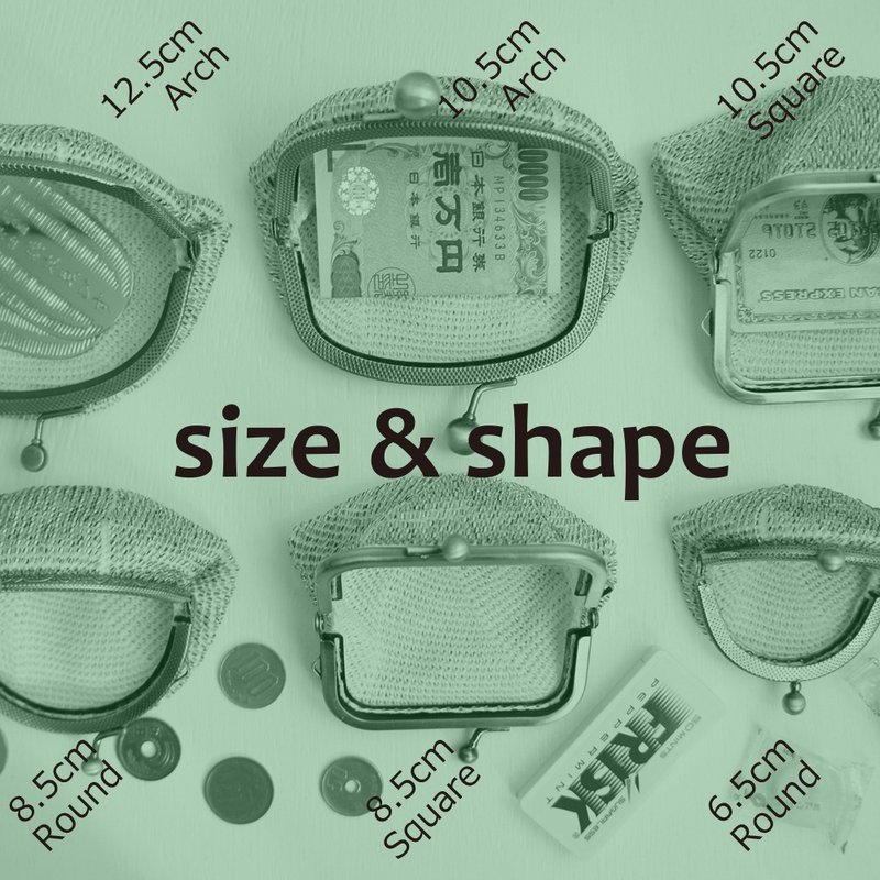 size & shape - 化妝包/收納袋 - 其他材質 多色