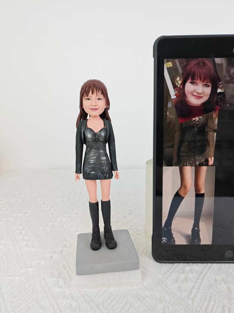 客制化人物公仔 人偶 3D人像畫 似顏繪 肖像 定制 生日 紀念 禮物 - 公仔/玩偶 - 黏土 多色
