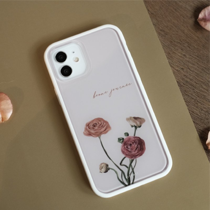 【FITZORY】Florist Lu Lian French model | iPhone case - Phone Cases - Plastic Pink