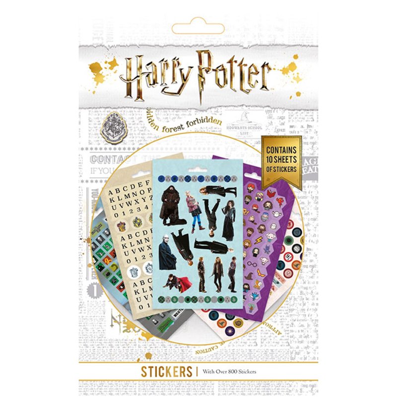 【Harry Potter】800-Piece Magical World Sticker Set - สติกเกอร์ - วัสดุอื่นๆ หลากหลายสี